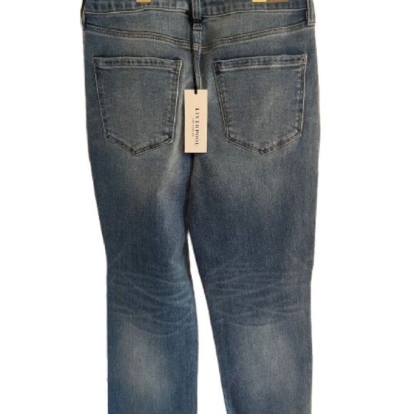 Liverpool Blue Ankle Cropped Jeans with Vintage Appeal - Picture 3 of 16